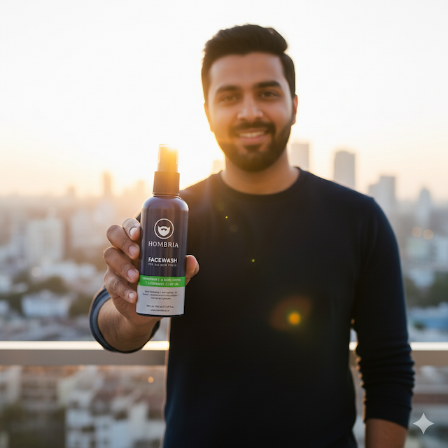 Hombria Facewash - Fights Acne & Pimples